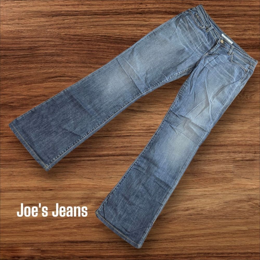 Joe's Jeans Socialite Bootcut Blue Denim Jeans Long Length